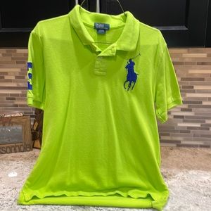 Boys polo by Ralph Lauren shirt size L 14-16 like new big pony